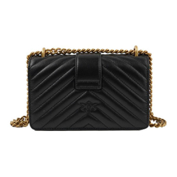 Сумка Pinko Shoulder Messenger Bag Mini Black Gold, 1P22JU-Y7SQ-Z99Q