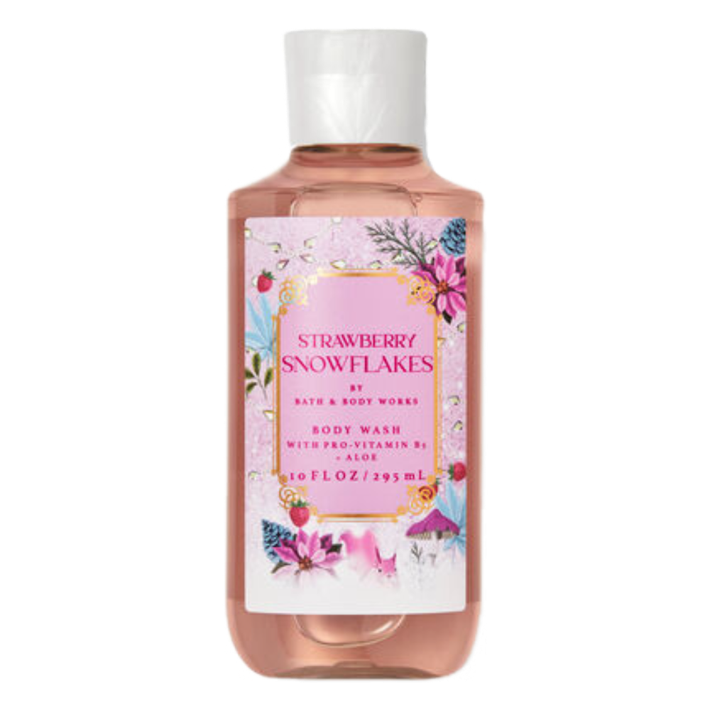 Bath And Body Works Strawberry Snowflakes Body Wash