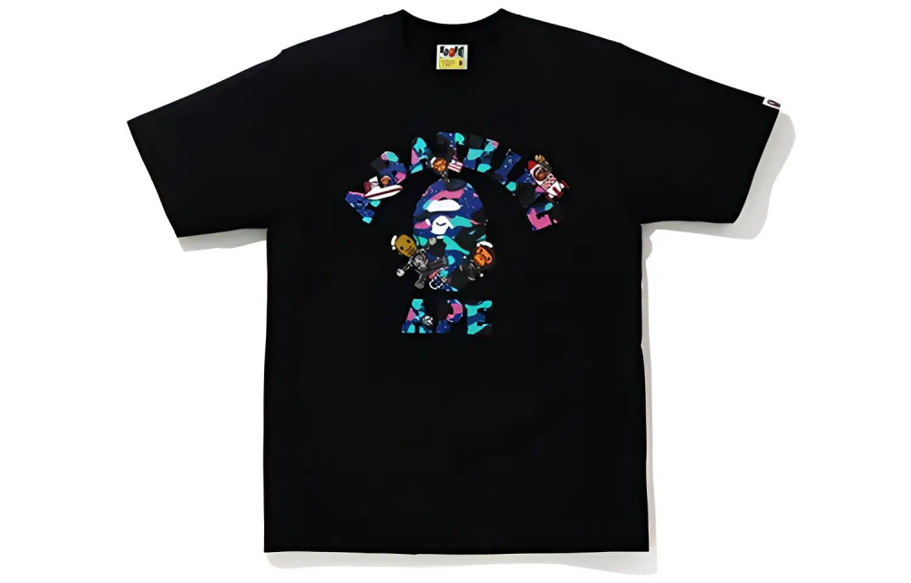 A Bathing Ape X Kid Cudi College Moon Man Tee