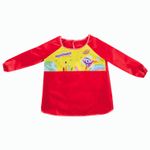 Фартук-накидка с рукавами для труда и занятий творчеством ЮНЛАНДИЯ, 50х65 см, Красный, 228354