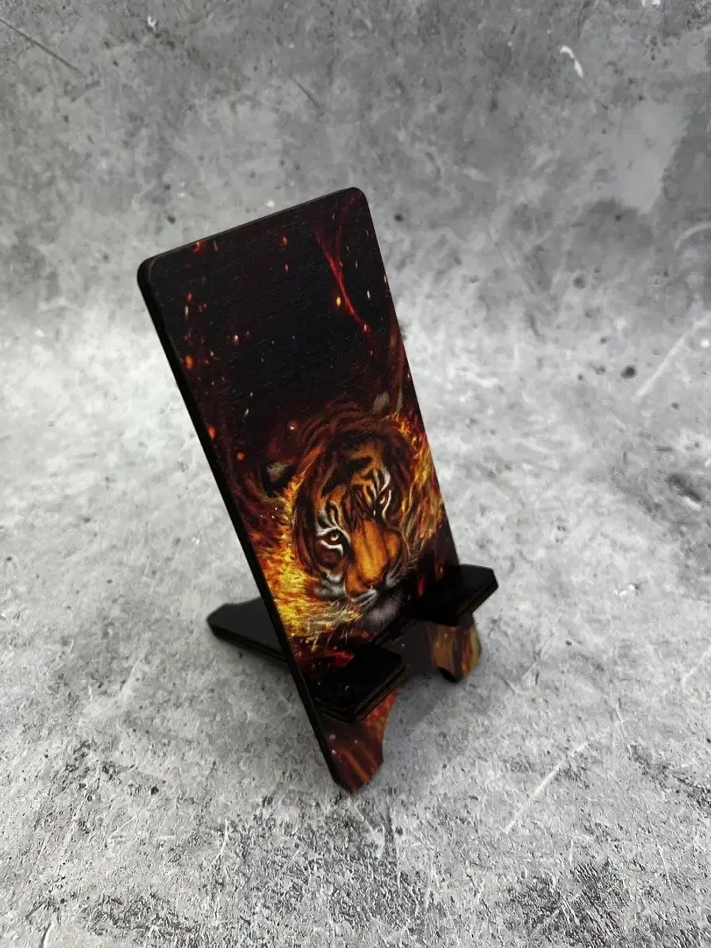 Подставка для телефона деревянная