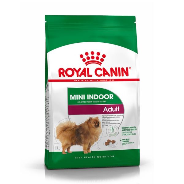 Сухой корм Royal Canin Mini Indoor Adult для взрослых собак мелких размеров, живущих в помещении