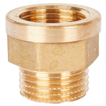 Переход с внутренней резьбы на наружную под ключ STOUT SFT 0072 - 1/2" x 1/2" (латунь без покрытия)