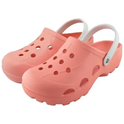 Сабо женские «Ола» (лосось/белый, 38 (QR))