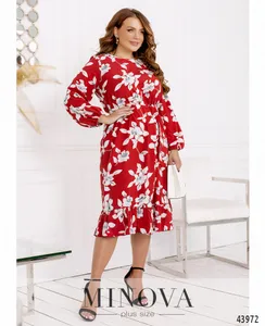 Платье 2232-красный Minova