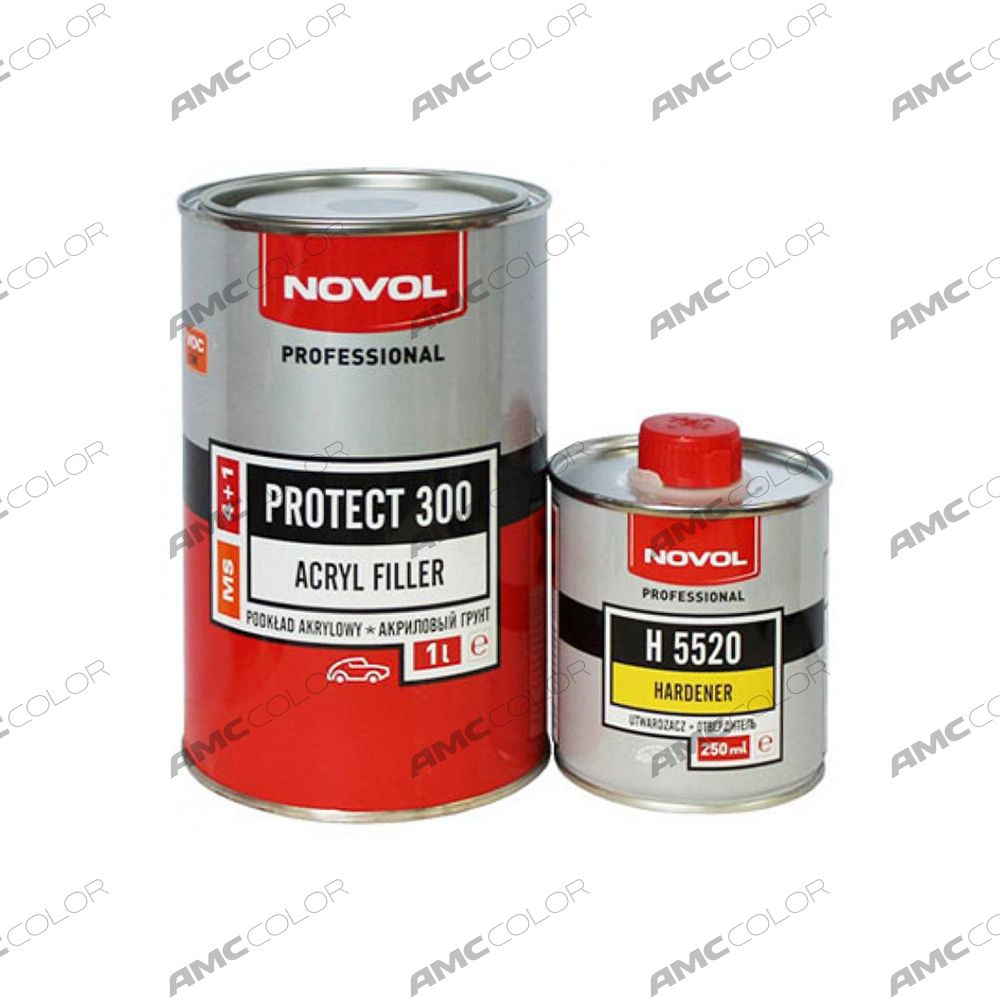 Novol Грунт МS Проект 300 черный компл.(1л+0,25л)