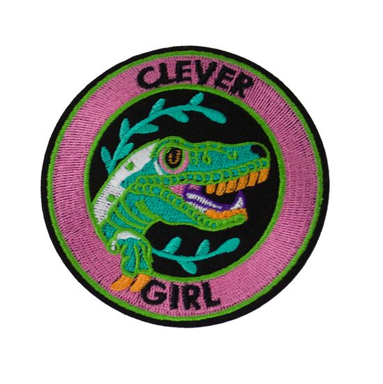 Нашивка на рюкзак и на одежду. Clever girl