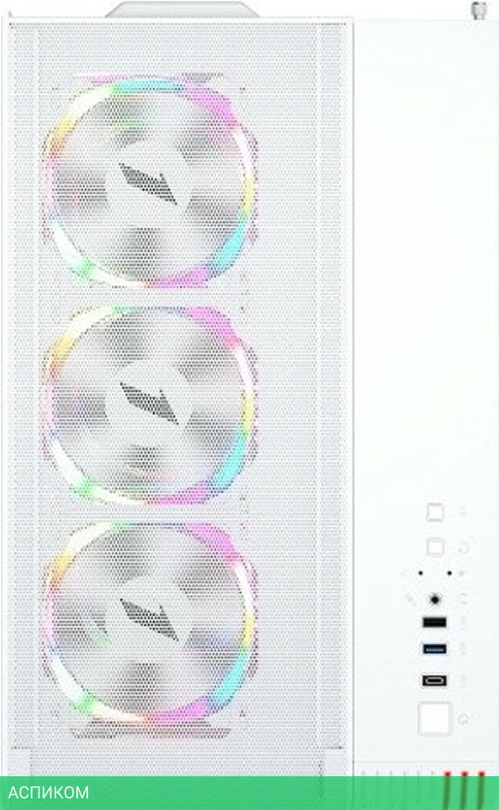 Корпус 1stPlayer VT6 без БП White (VT6-WH-3F7-W)