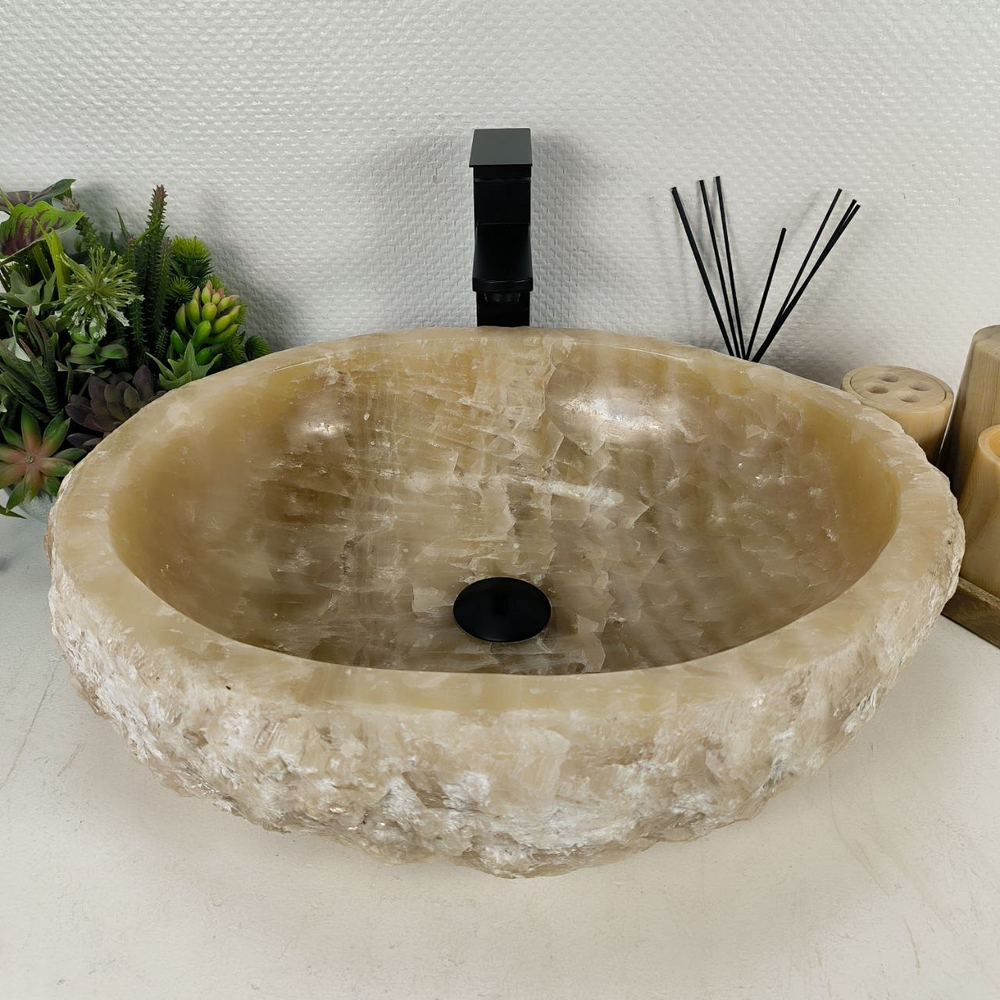 Раковина из оникса Erozy Yellow EO-64568 53*43*16 0159