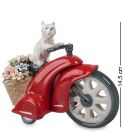 Pavone CMS-15/36 Муз. фигурка «Щенок на байке»