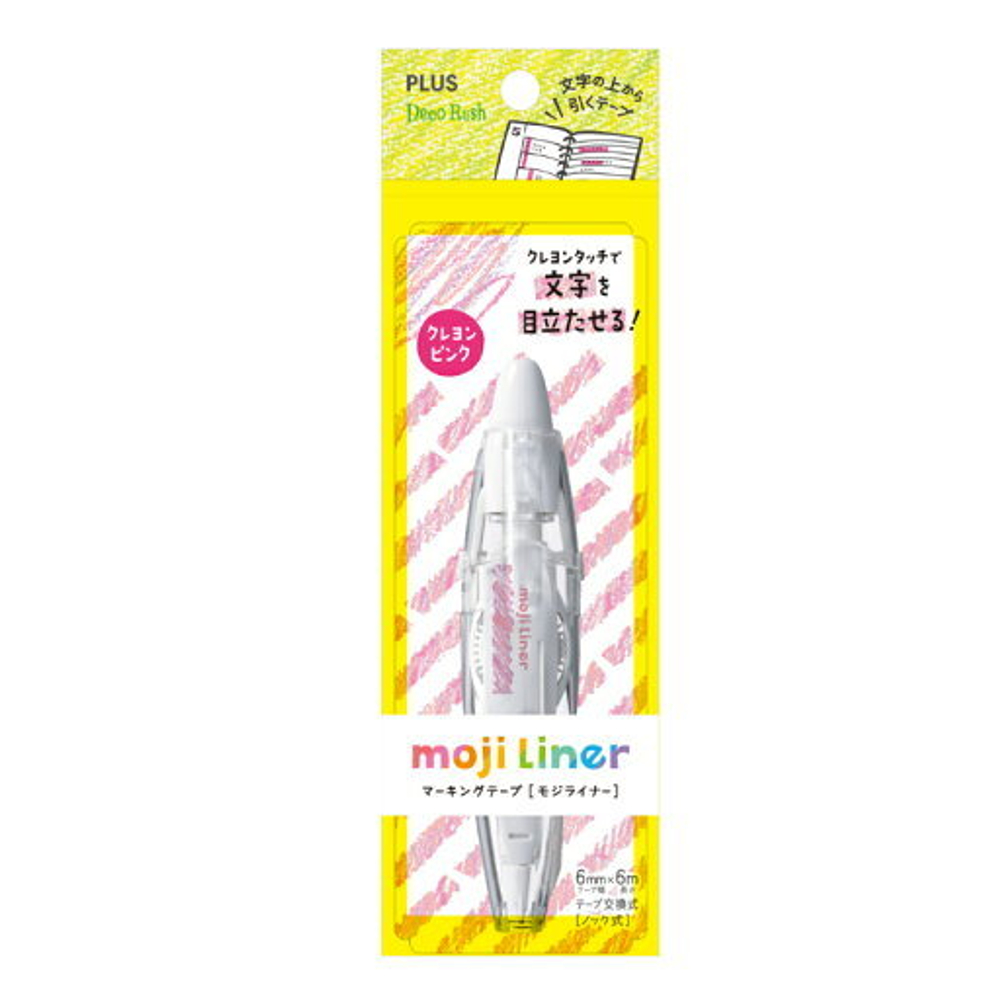 Роллер Plus Deco Rush moji Liner (Crayon Pink)