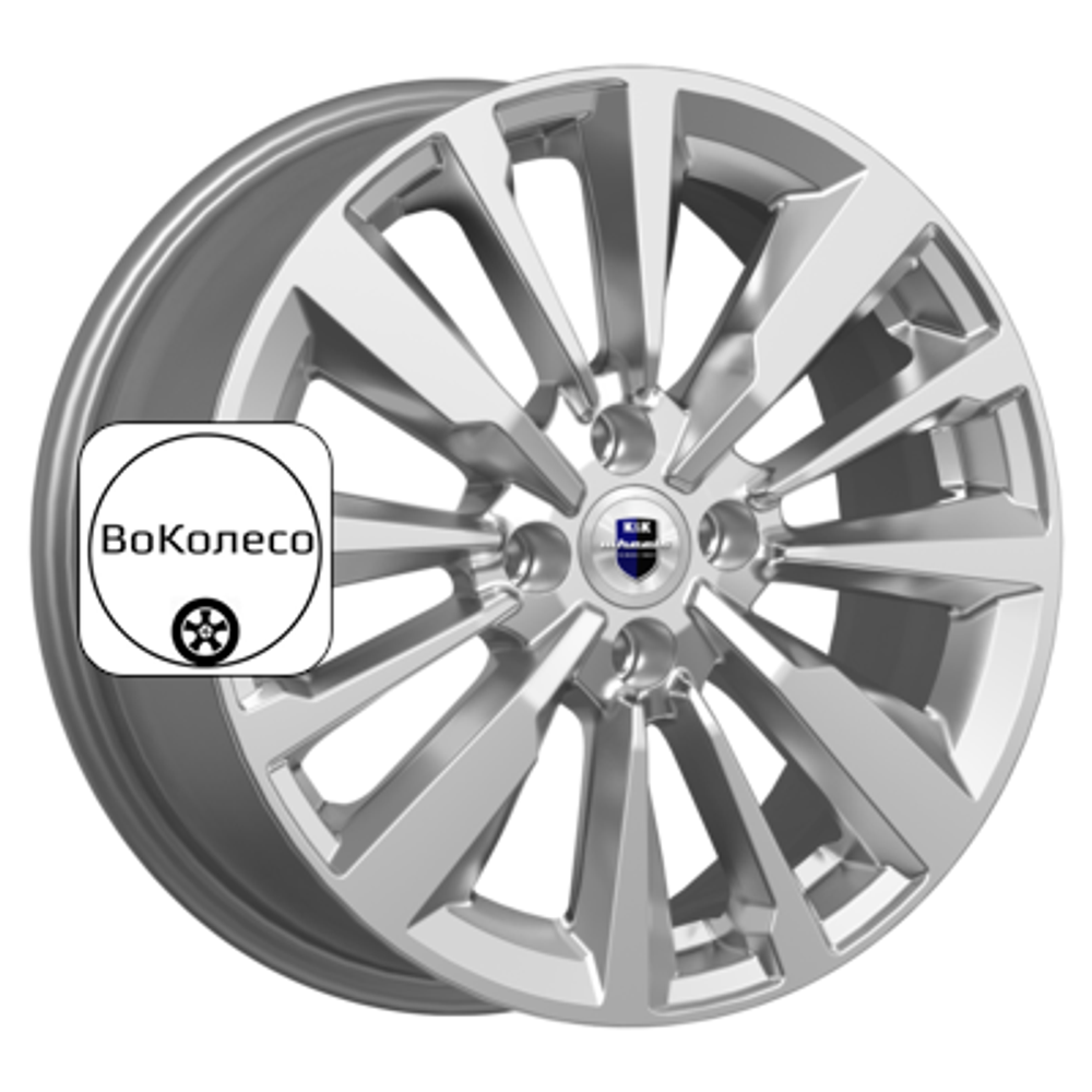 6,5x16/4x100 ET37 D60,1 Эрман (КС997) Дарк платинум K&K