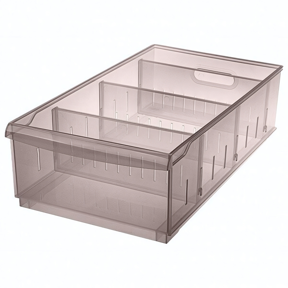 Контейнер универсальный "optima" с перегородками 11,5л, 242*450*129 мм (коричневый)