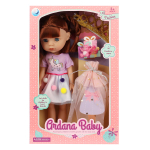 Кукла классич. Ardana Baby 32,5см шатенка с косичками и диадемой WJ-19257/шатенка (Junfa)