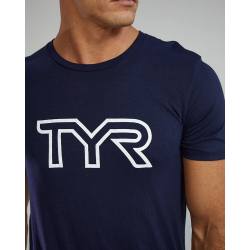 Футболка мужская TYR MEN'S ULTRASOFT LIGHTWEIGHT BIG LOGO