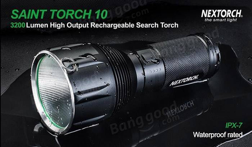 Фонарь Nextorch SAINT TORCH 10 поисковый, 3200 люмен
