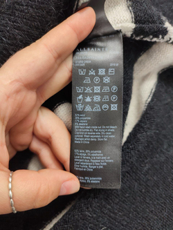 Джемпер Allsaints в полоску 44 размер