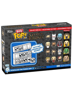 Фигурка Funko Bitty POP! Game of Thrones Jon Snow+Ghost+White Walker+Mystery (1 of 4) 4PK 83647