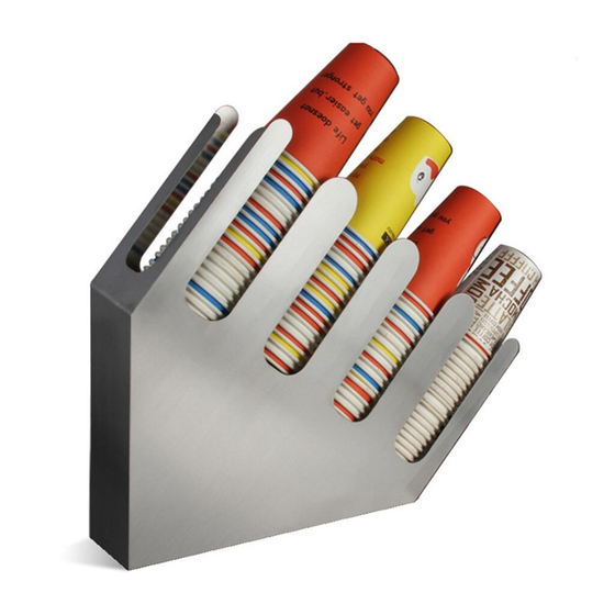 Станция диспенсер для кофейных аксессуаров 30*10*40 см нерж. P.L. Barbossa