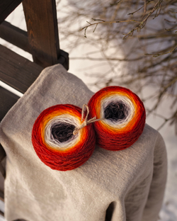 Градиент "Тыква" 78 г шерсть