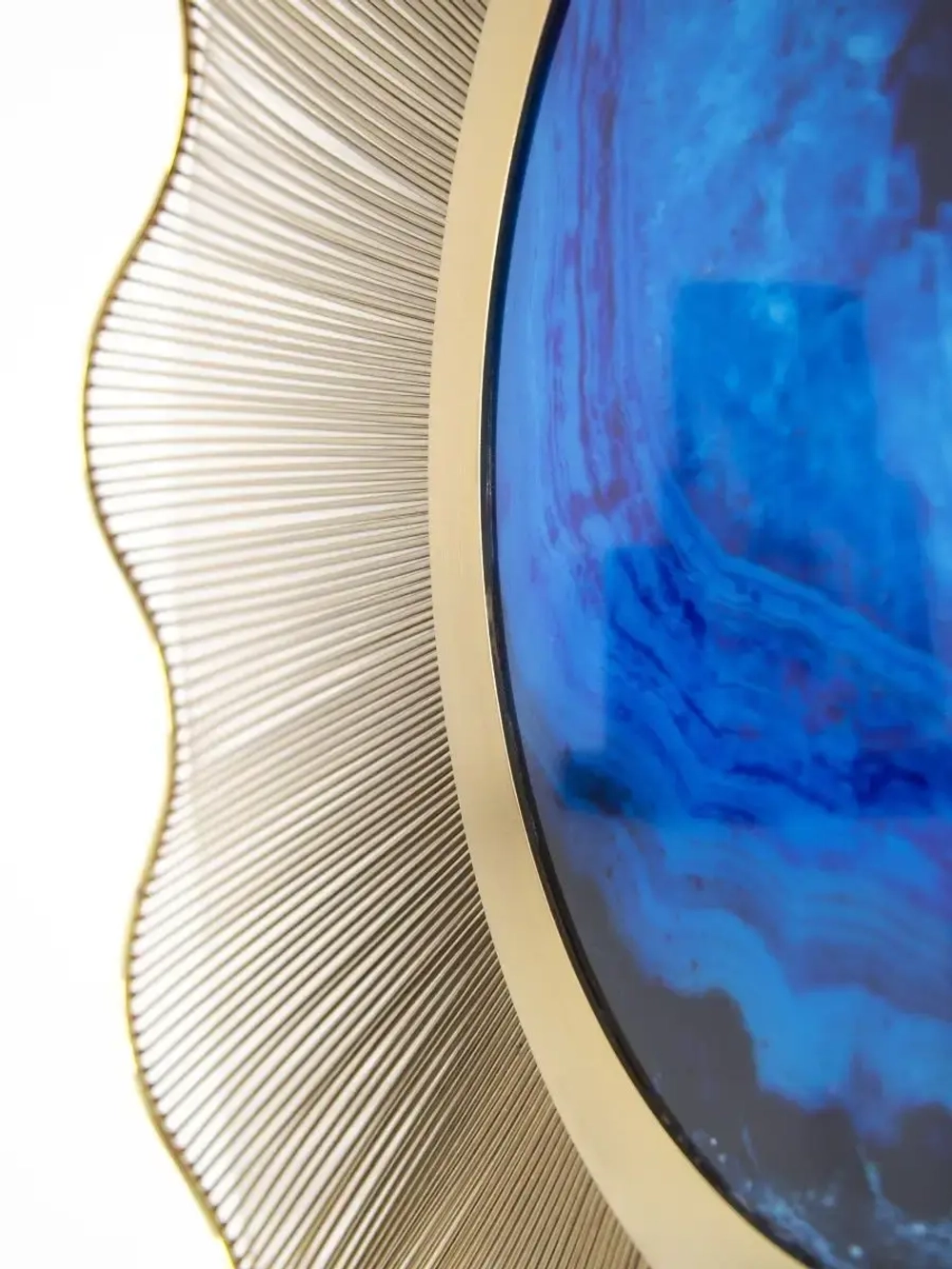 Металлический декор "Голубая планета"