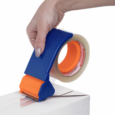 Диспенсер для клейкой упаковочной ленты, шириной до 50 мм, STAFF «EVERYDAY», 2 штуки в комплекте.