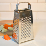 Терка 4-х гранная с металлической ручкой, 11*8,5*21,3см