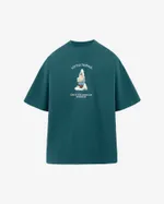 Футболка Called a Garment Landscape Изумрудная