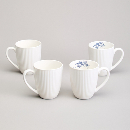 НАБОР КРУЖЕК LEFARD "ROYAL BLUE" 4 ШТ. 400 МЛ 12*9*10,5 СМ