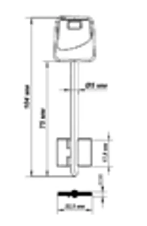 Заготовка дверняк APECS 5 в пластике