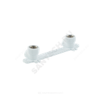 Планка монтажная PP-R белая Дн 25х1/2" ВР под смеситель с водорозетками VALFEX 10124025