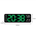 Часы настольные LED MIRROR NO.: 5503 Green&White