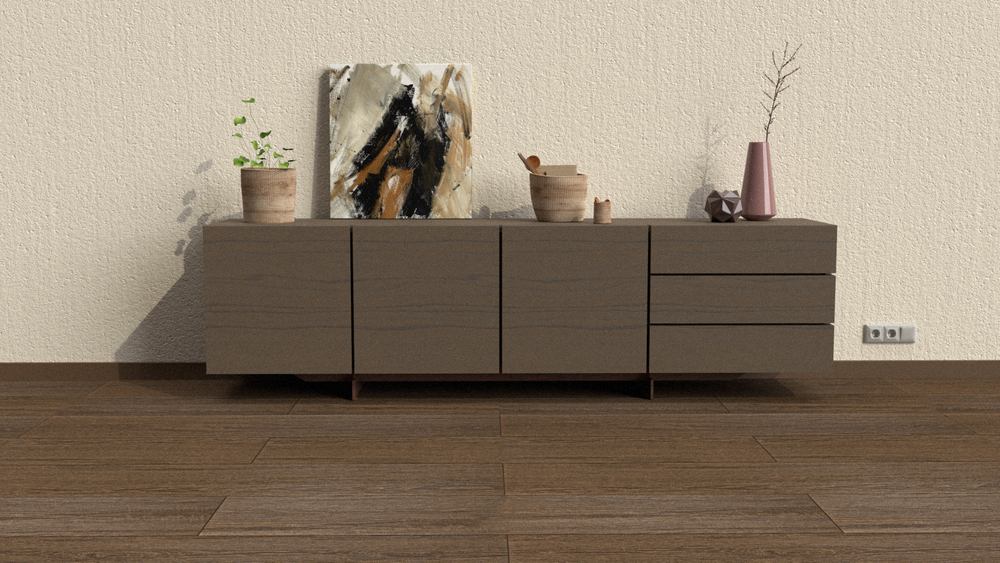 SPC плитка Дуб Градара 33 класс толщина 4 мм 2.574 м²