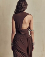 Платье с буфом