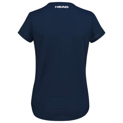 Женская теннисная футболка Head Tie-Break T-Shirt W - dark blue/print vision