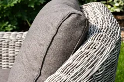 "Фабриция" кресло из искусственного ротанга, цвет серый