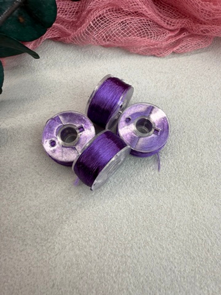 Нитки для оплетки проволоки, полиэстер, №24 Фиолетовый