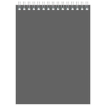 Блокнот А5 60л. клетка на гребне серый "Для конференций" (BG)