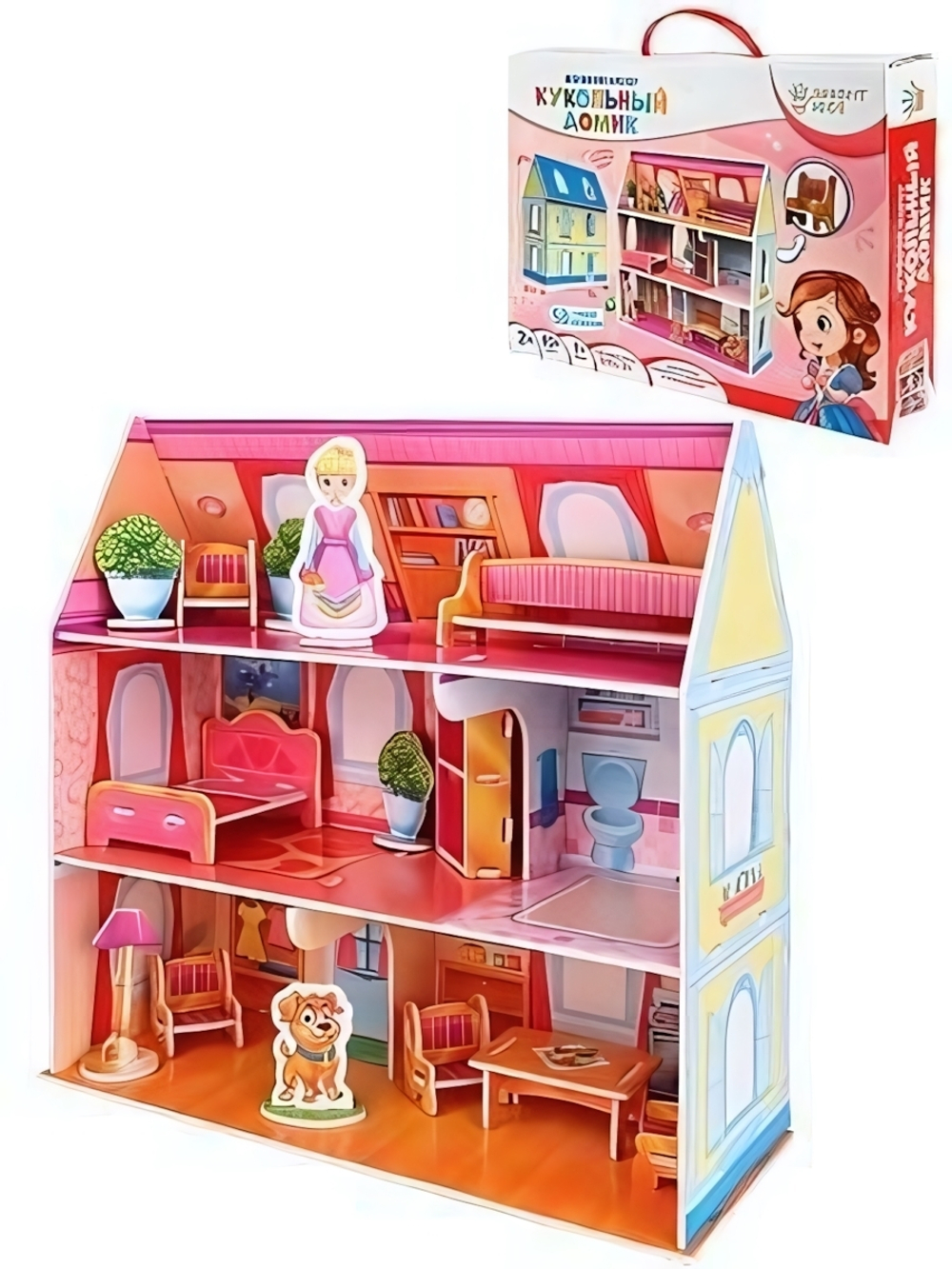 Bright Kids. Игровой набор "Кукольный домик" (Арт. ИН-8903)