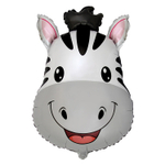 Шар Фольгированный Голова Зебры (Ассорти)