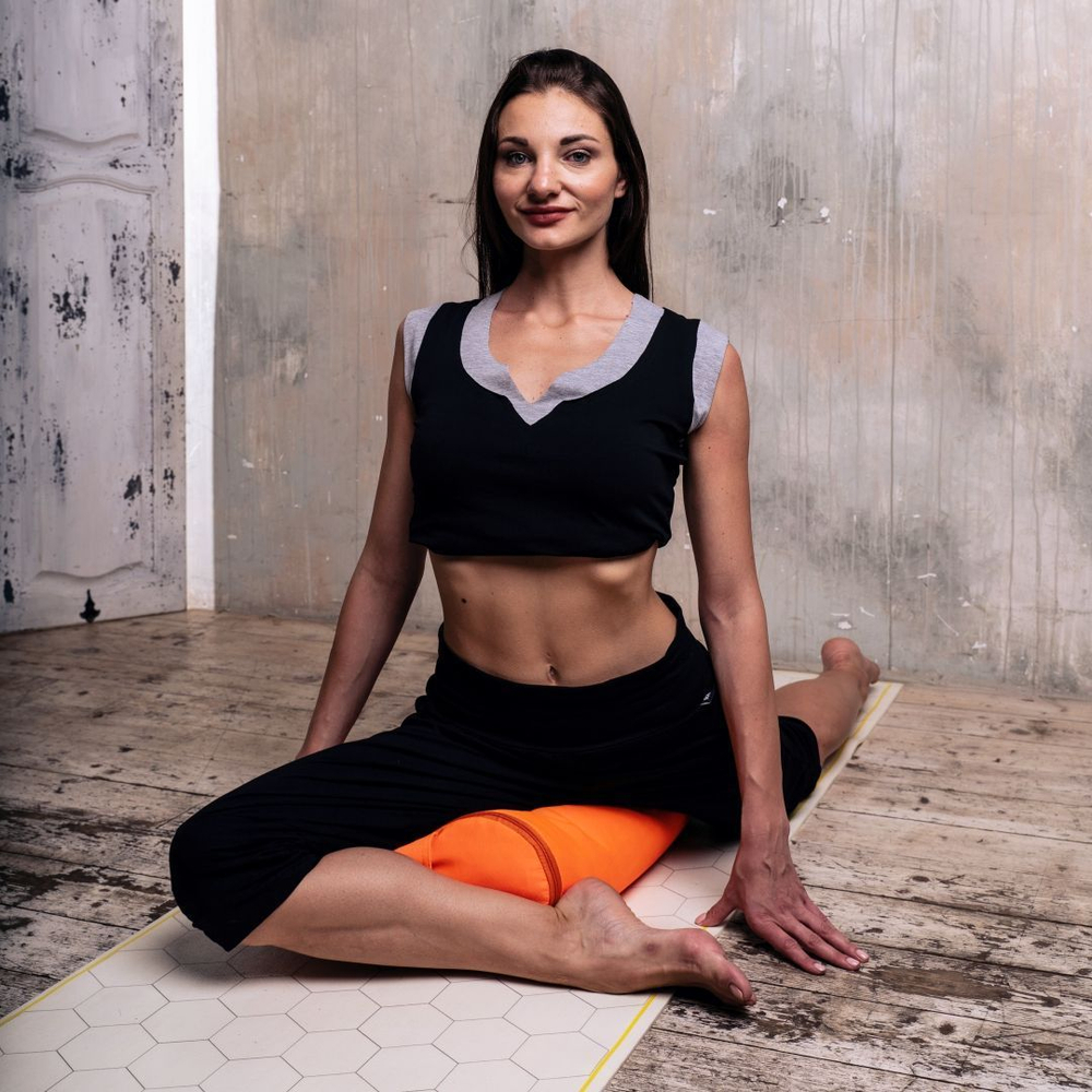 Болстер для йоги из гречихи разных размеров Рамайога