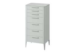Комод Type oak высокии? 7 ящиков (светло-серый)