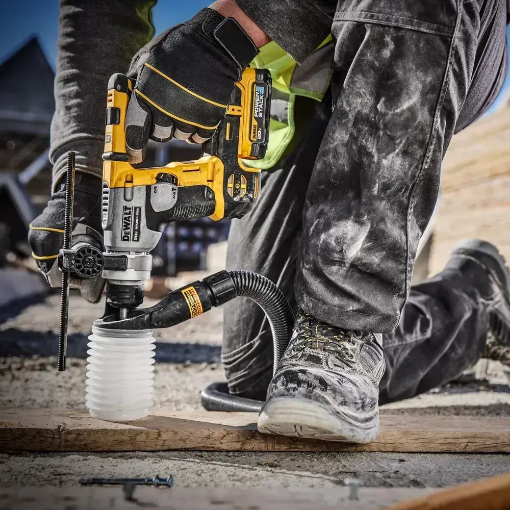 Перфоратор DeWalt DCH172N 20V Max, SDS-Plus, аккумуляторный, бесщеточный, 1.4 Дж,набор электроинструмента