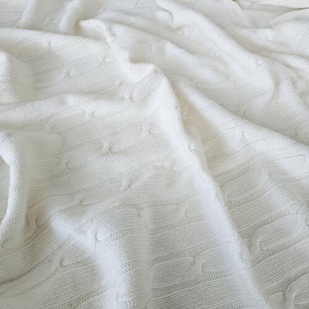 Плед CABLE Rene Real сливки 110x170 см