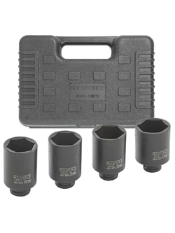 Набор головок ударных глубоких 4пр.1/2''(6-гр.) в кейс RockForce##Rock FORCE RF-4045-5MPB