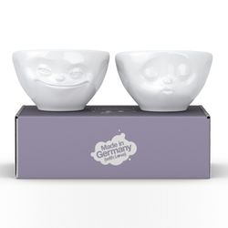 Набор чаш Grinning & Kissing, 100 мл, белый, 2 шт.