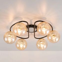 Citilux Эрни CL122165 Люстра потолочная Чёрная