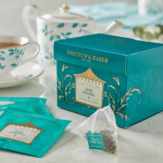 Fortnum&Mason Улун Нефрит Jade Oolong, 15 Whole Leaf Silky Tea Bags, 30г