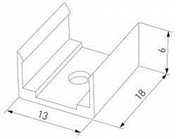 Крепление Elektrostandard  Clip LL-2-ALP027