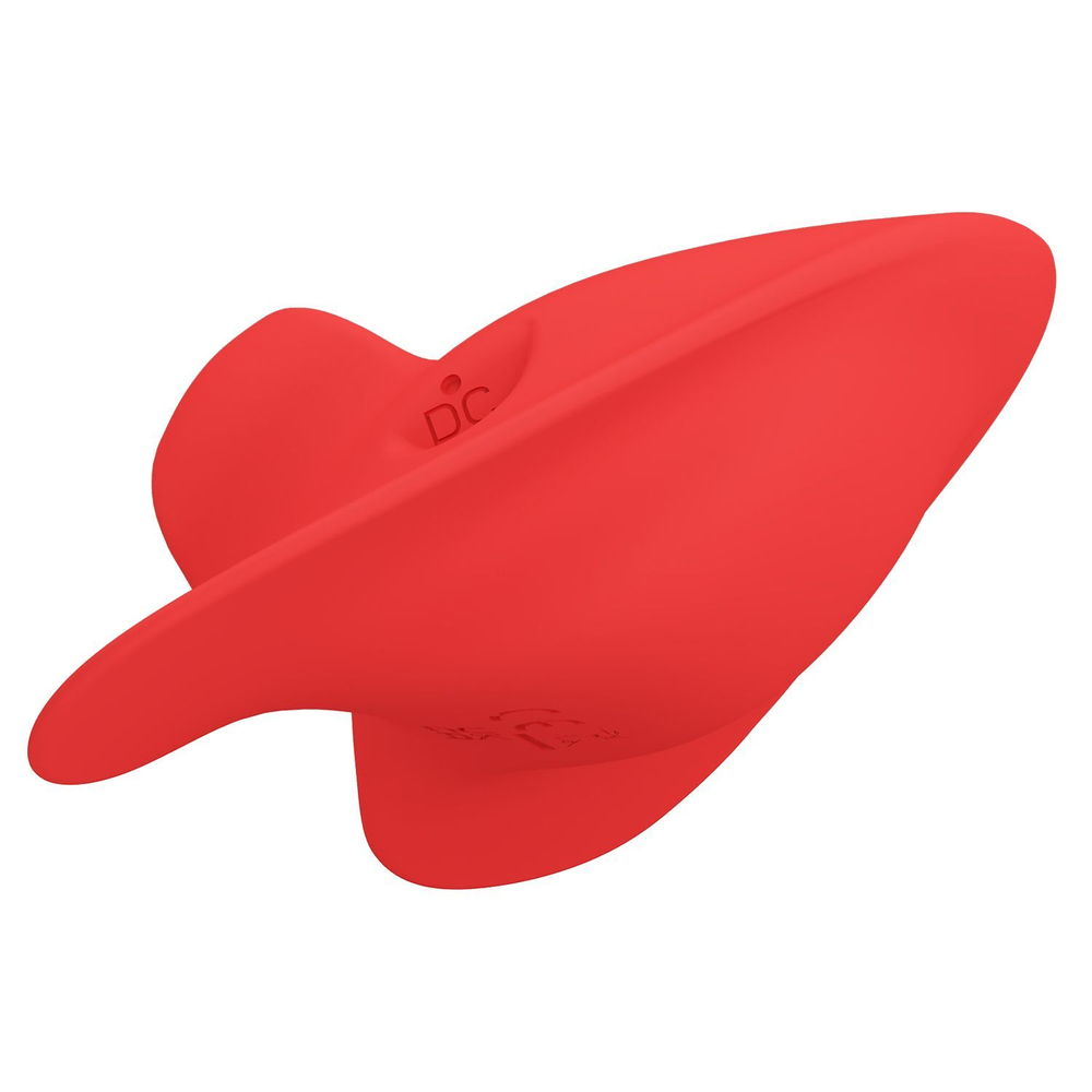 Красный вибратор на палец Carnation (Цвет: красный)